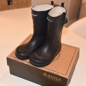 Aigle Woody Pop Rain Boots - Little Kids Size EU 26 or US 9.5C